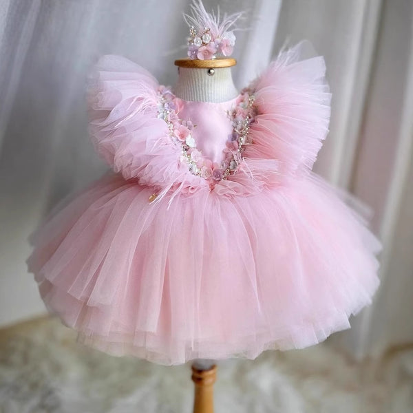 Children's Birthday Party Princess Dress Flower Girl Wedding Puffy Dress