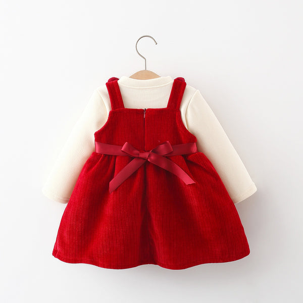 Girls Christmas Dresses Baby Girls Winter Warm Dresses