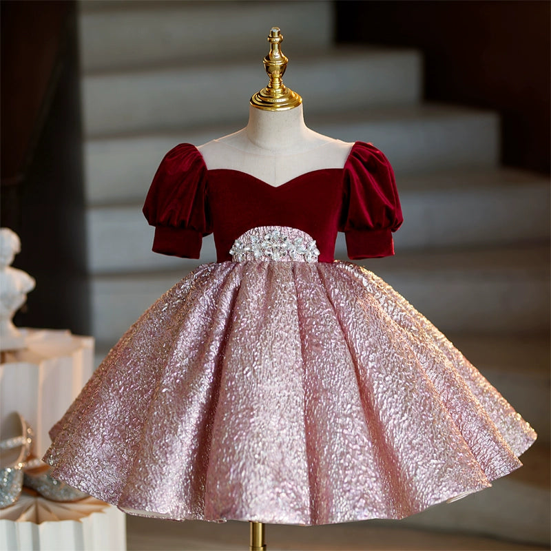 white christmas dresses Christmas Dress Girls Evening Dress Puff Sleeve Princess Dress marryshe white christmas dresses Christmas Dress Girls Evening Dress Puff Sleeve Princess Dress marryshe