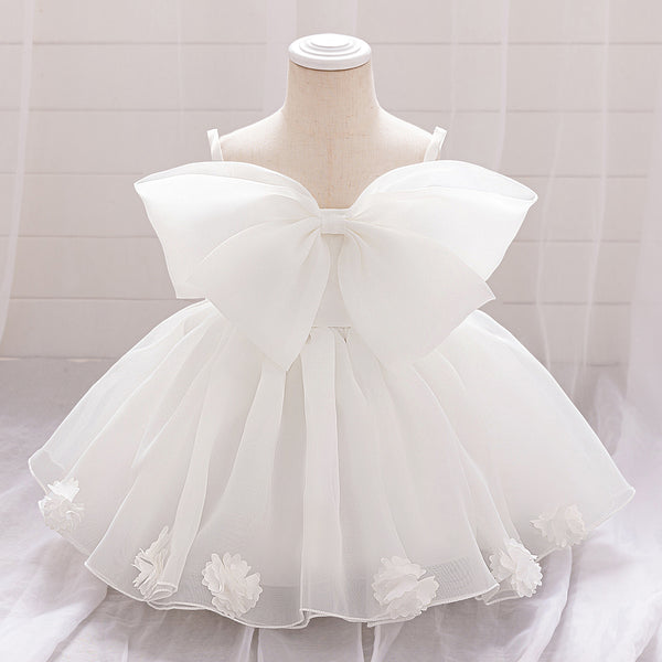 Baby Christening Dress Girl Cute Birthday Princess Dress