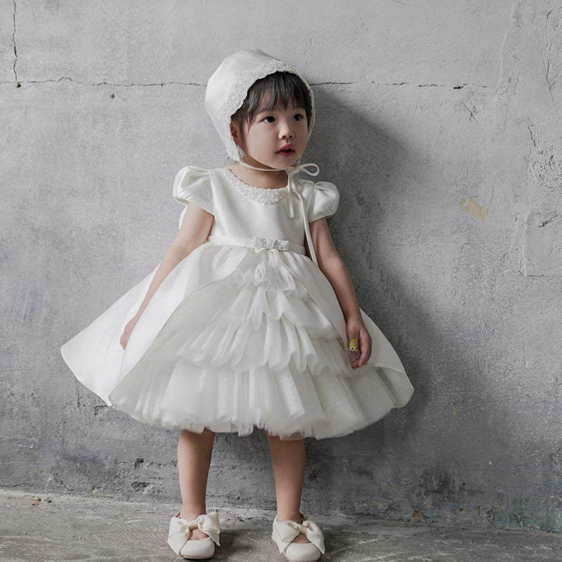 Elegant Baby Girl Dress Toddler First Birthday Party Princess Dress