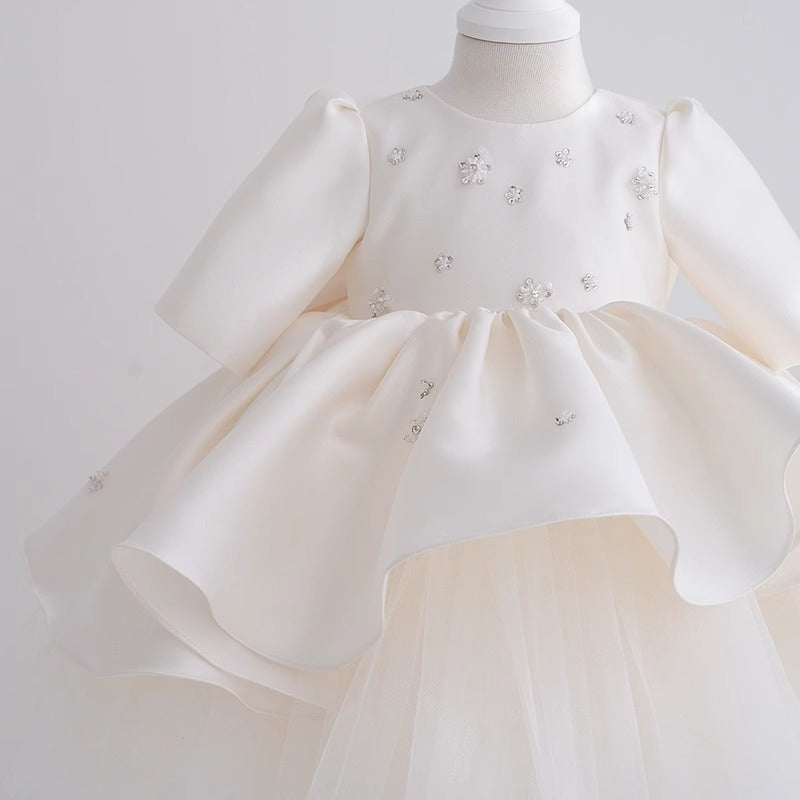 Girls Party Princess Dress Flower Girl Wedding Puffy Dress