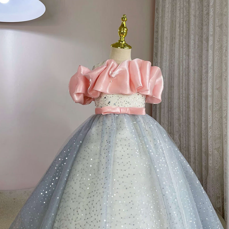 Children's Ball Gowns Girls' Birthday Princess Dresses Flower Girl Wedding Dresses