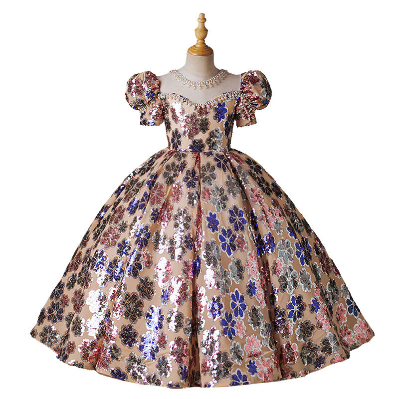 Spring Girls Prom Dress Children's Birthday Princess Dress