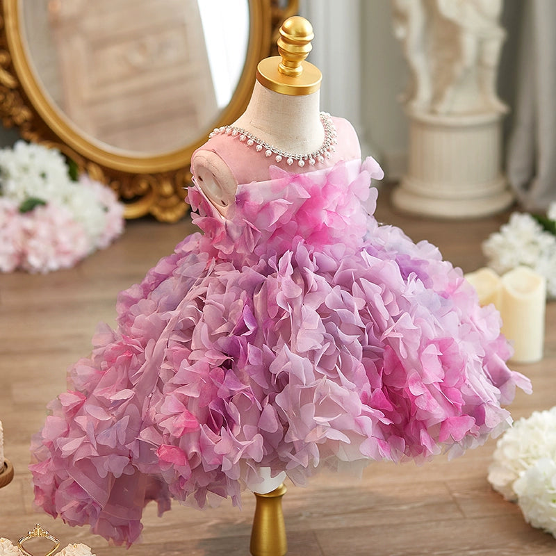 Cute Baby Girl Birthday Dress Girl Party Princess Dress Flower Girl Wedding Dress