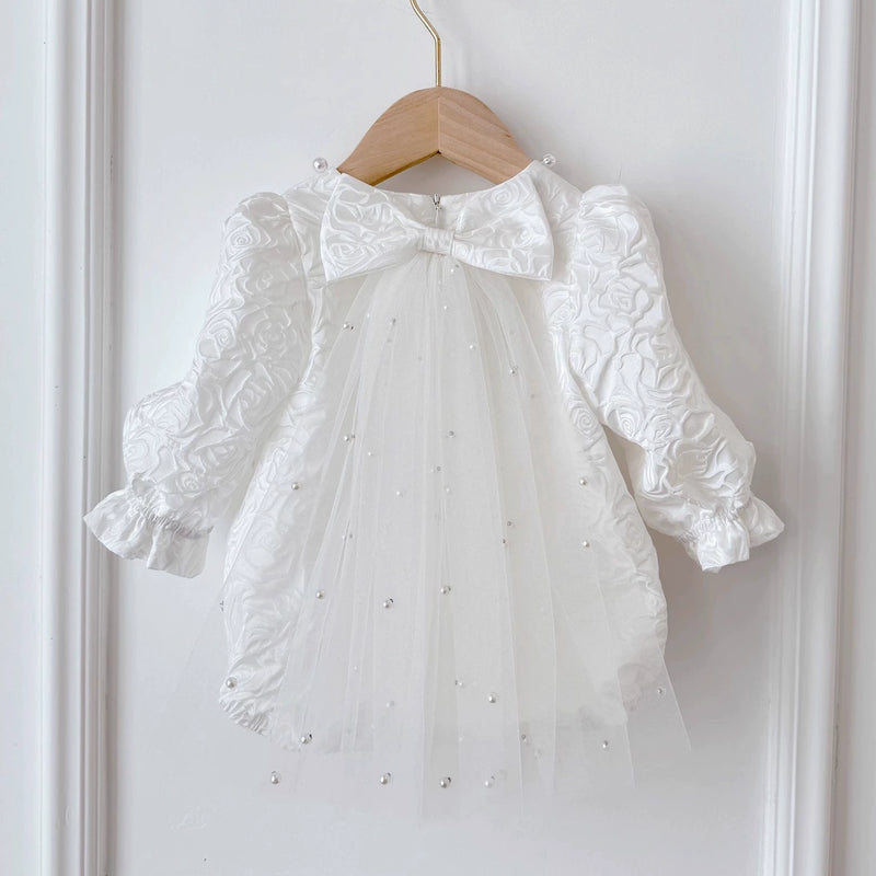 Baby Girl Birthday Dress Baby Long Sleeve Dress