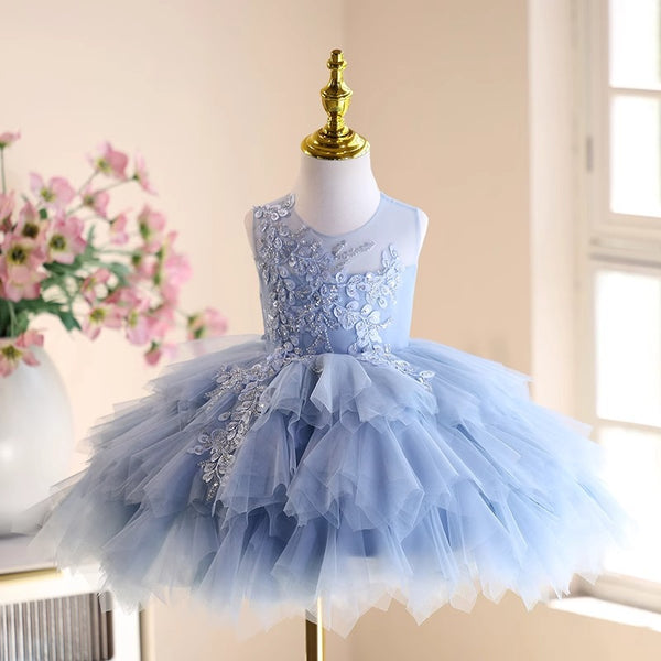 Girls Birthday Dress Cute Flower Girl Dress Girls Party Princess Dress