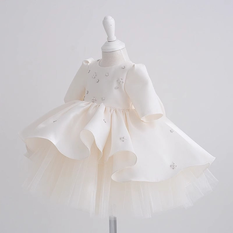 Girls Party Princess Dress Flower Girl Wedding Puffy Dress