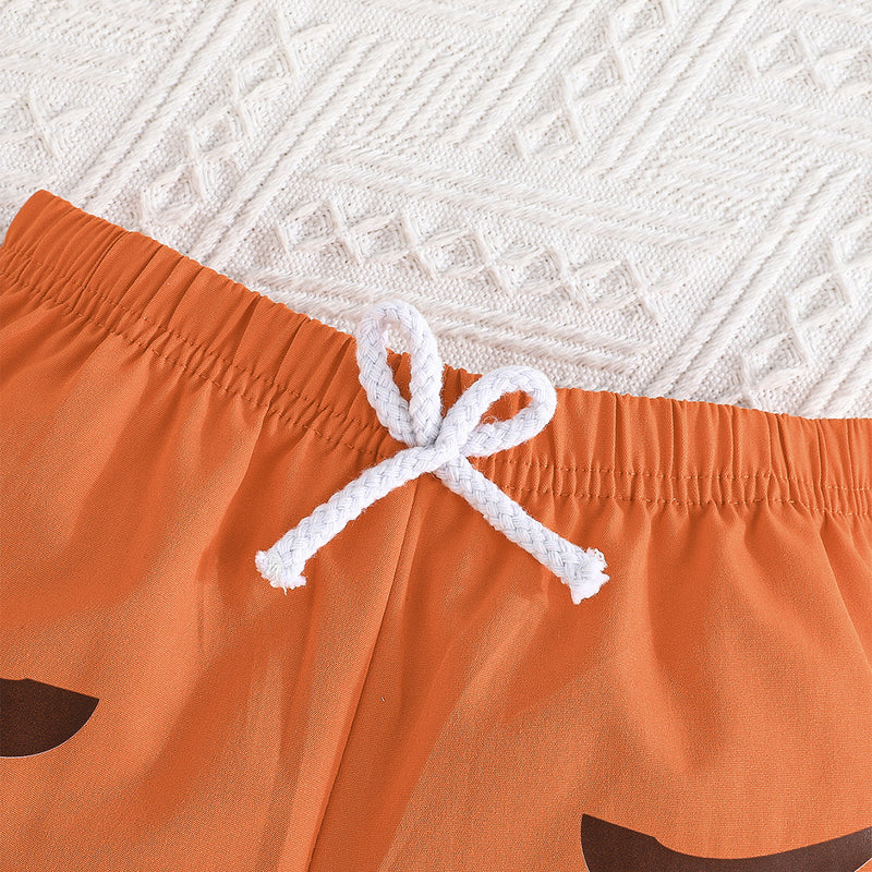 Summer New Baby Cute Tiger T-shirt Shorts Two-piece Set