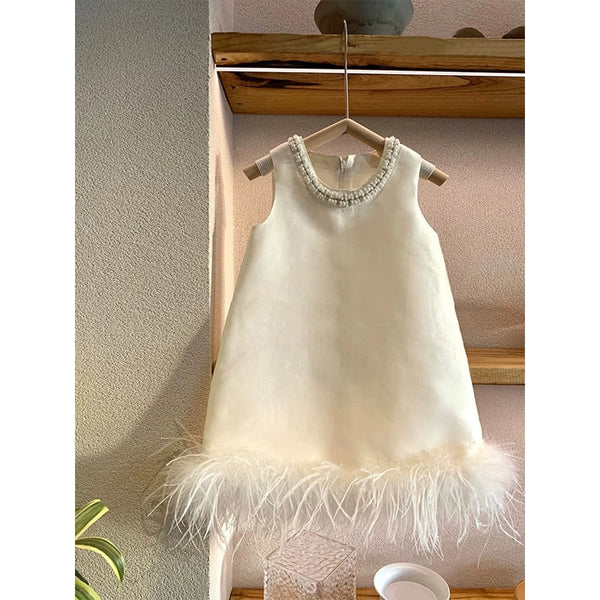 Girls Elegant Party Dress Girls Cute Birthday Princess Dress
