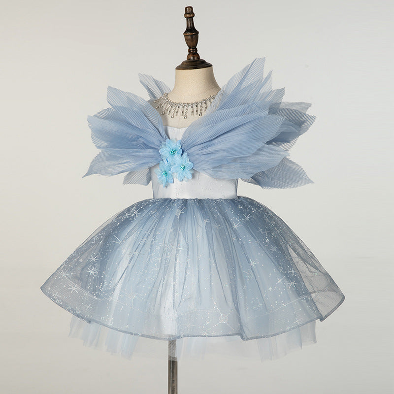 Flower Girl Pageant Luxury Summer Birthday Princess dress