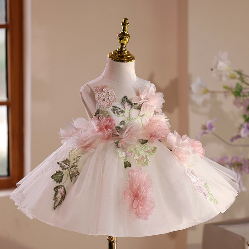Girls Cute Birthday Dress Flower Girl Wedding Princess Dress Girls Cute Birthday Dress Flower Girl Wedding Princess Dress