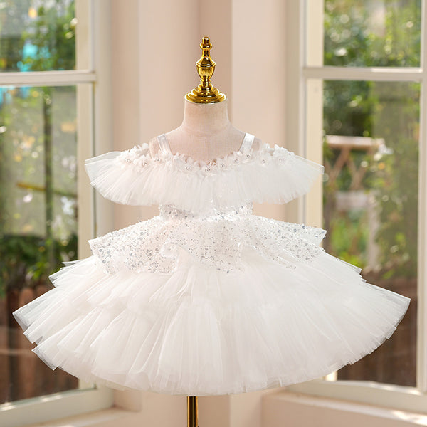 Children's Birthday Princess Dress Girl's Communion Dress Flower Girl Wedding Dress