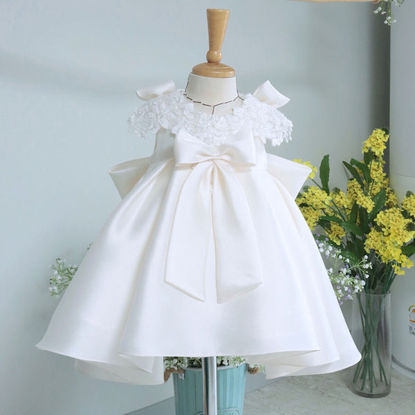 Cute Baby Girls Christening Dress Toddler Birthday Princess Dress