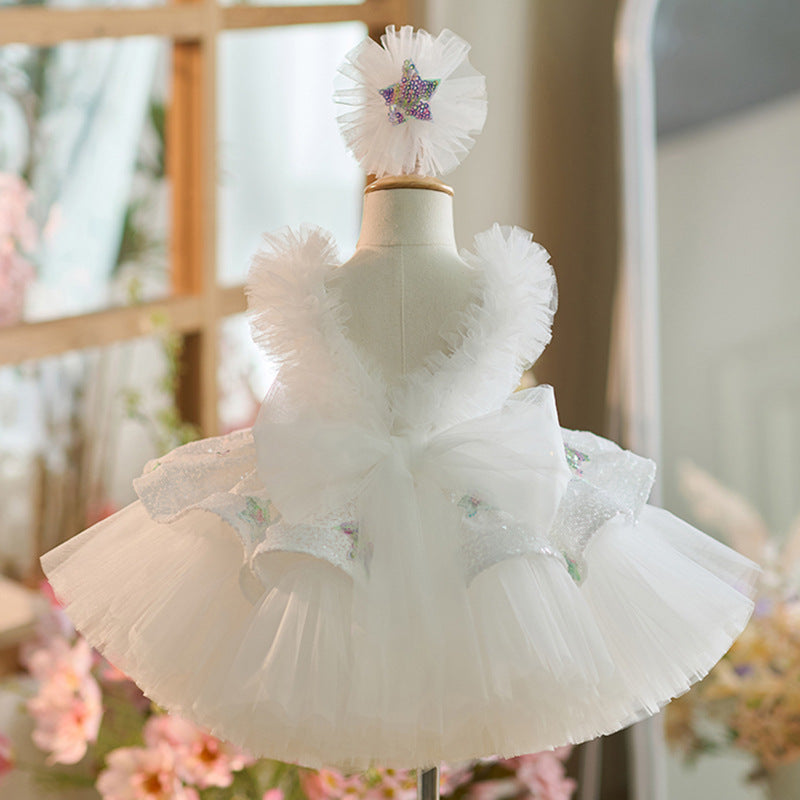 Flower Girl Dress Sequined Dress Toddler Birthday Party Princess Dress marryshe Flower Girl Dress Sequined Dress Toddler Birthday Party Princess Dress marryshe