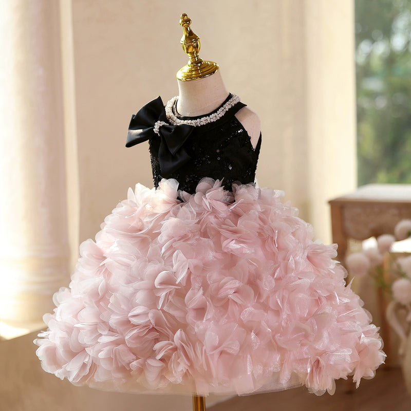 Girls Elegant Baptism Dress Girls Birthday Princess Dress