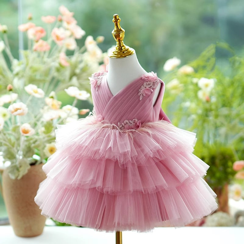Girls Birthday Dress Flower Girl Wedding Princess Dress Girls Party Dress
