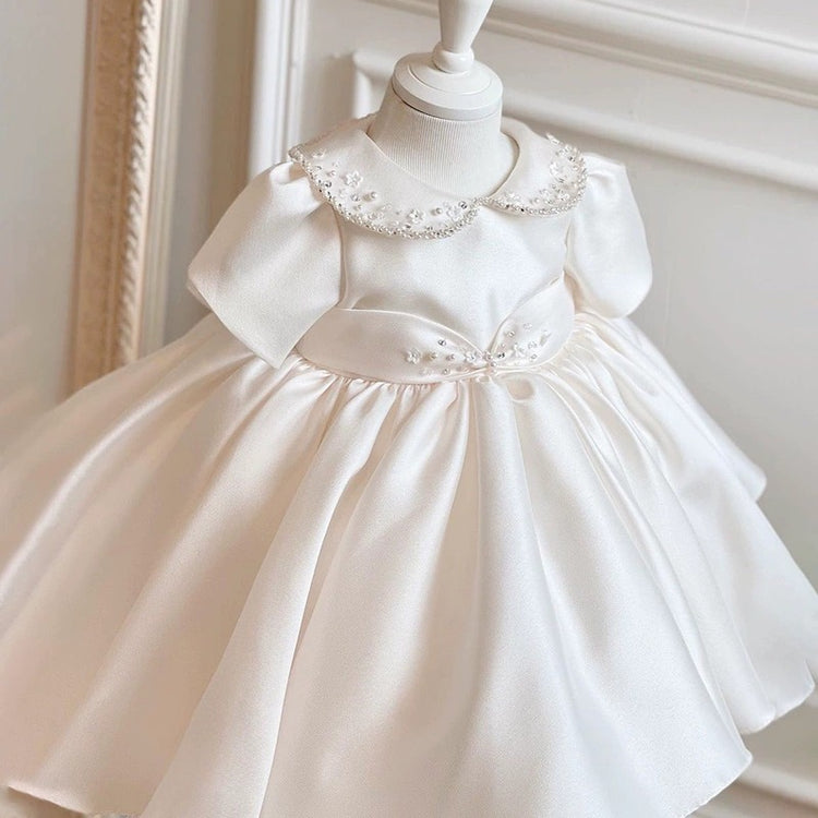 Girls First Communion Dress Children's Birthday Princess Dress Flower Girl Puff Dress