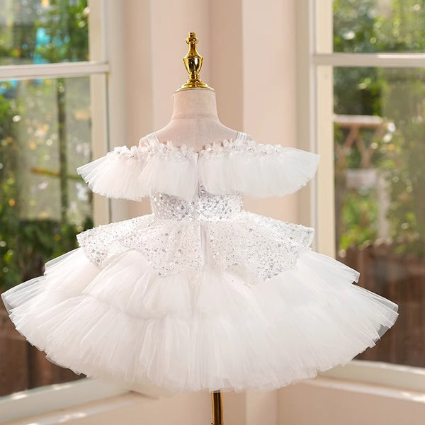 Children's Birthday Princess Dress Girl's Communion Dress Flower Girl Wedding Dress