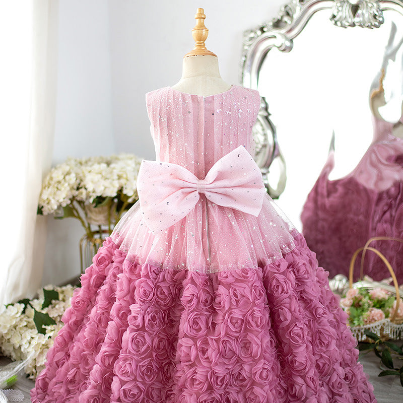 Children's Cute Birthday Dress Girl Party Puffy Princess Dress