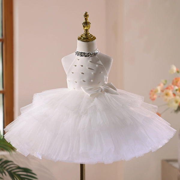 Flower Girl Wedding Dress Girl Birthday Puff Princess Dress