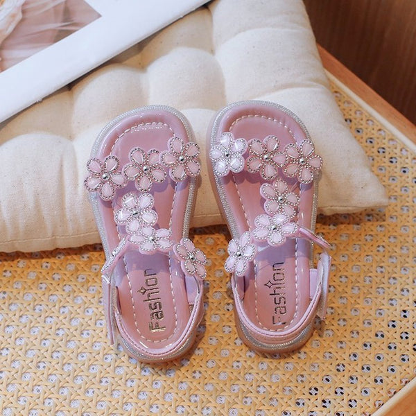 Baby Girls Summer Elegant Flower Sandals