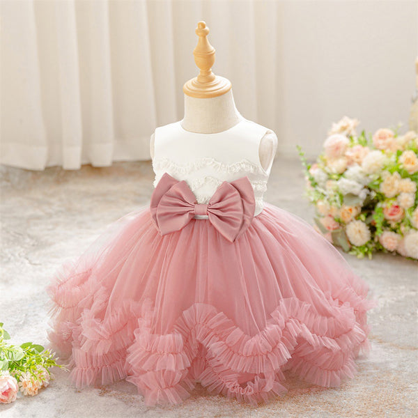 Baby Girl Christening Dress Children's Birthday Princess Dress