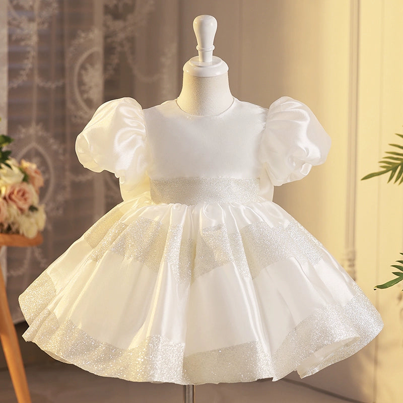 Cute Girls Puffy Birthday Dress Flower Girl Wedding Princess Dress