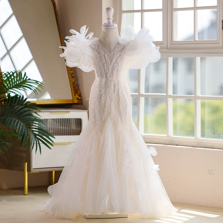 Children's Elegant Birthday Dress Girls Prom Princess Dress