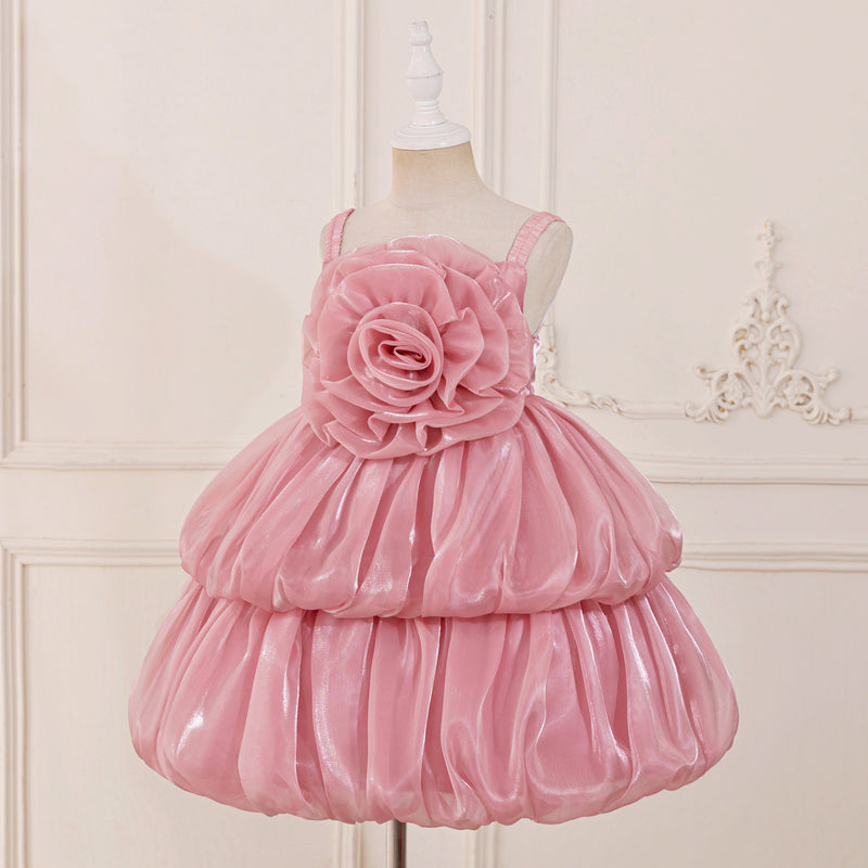 Flower Girl Wedding Princess Dress Girl Birthday Puffy Dress