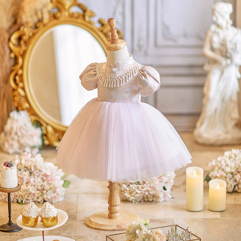 Baby Girl's First Birthday Dress Girl's Communion Princess Dress Baby Girl's First Birthday Dress Girl's Communion Princess Dress