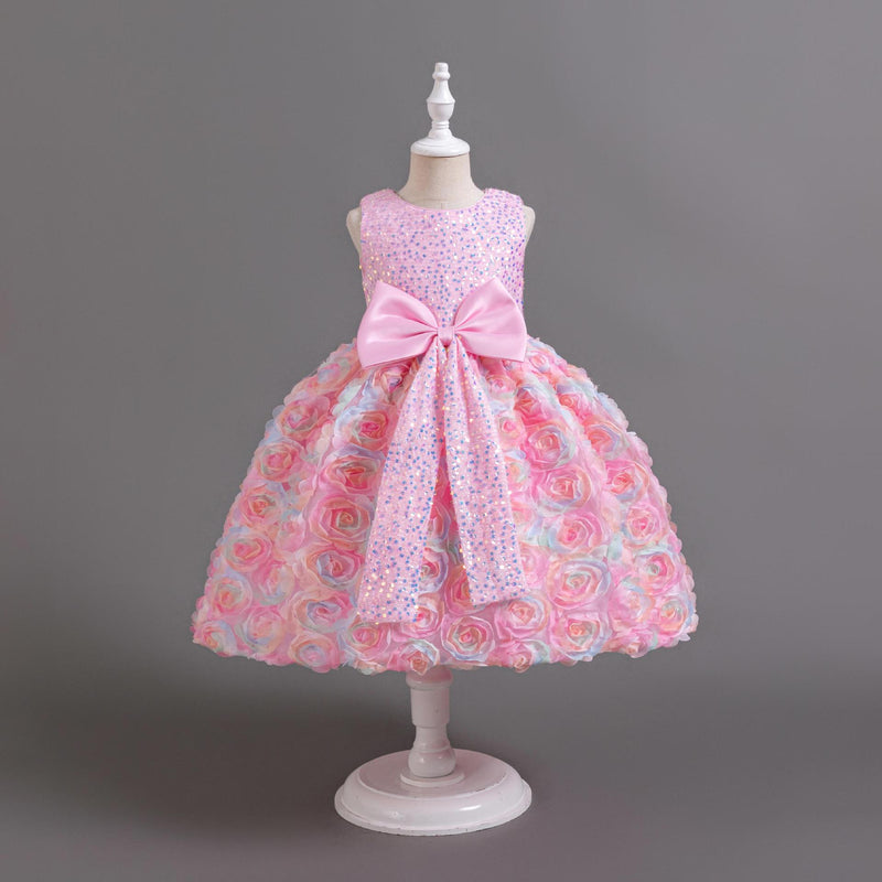 Cute Girls Party Princess Dress Children Birthday Dress