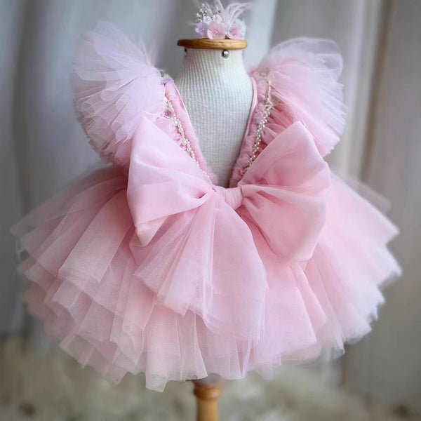 Children's Birthday Party Princess Dress Flower Girl Wedding Puffy Dress