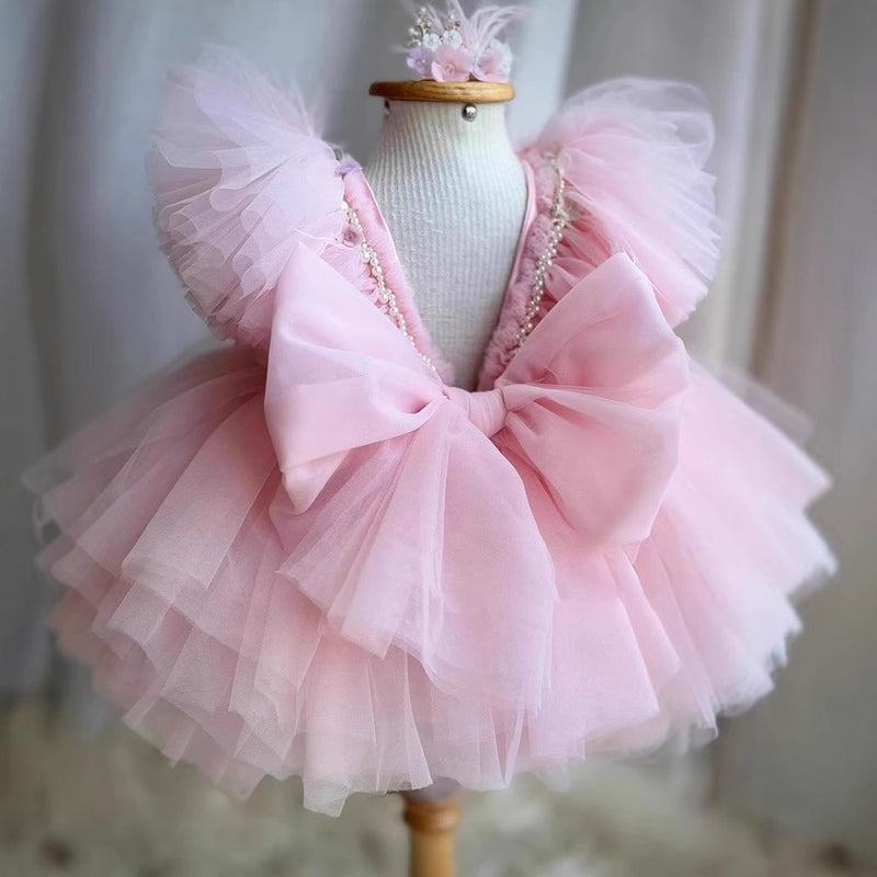 Children's Birthday Party Princess Dress Flower Girl Wedding Puffy Dress