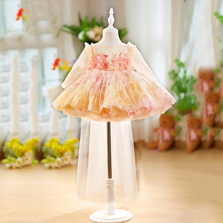 Girls Party Princess Dress Girls Puffy Birthday Dress