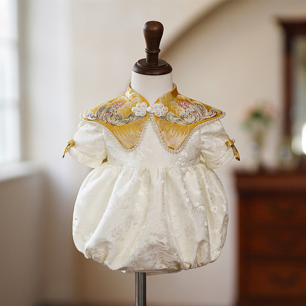 Cute Baby Girl Flowers Dress Toddler Pageant First Communion Princess Dress