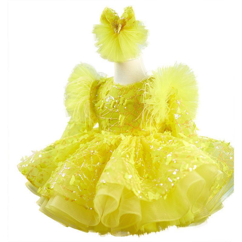 Children's Birthday Princess Dress Girls Elegant Party Dress