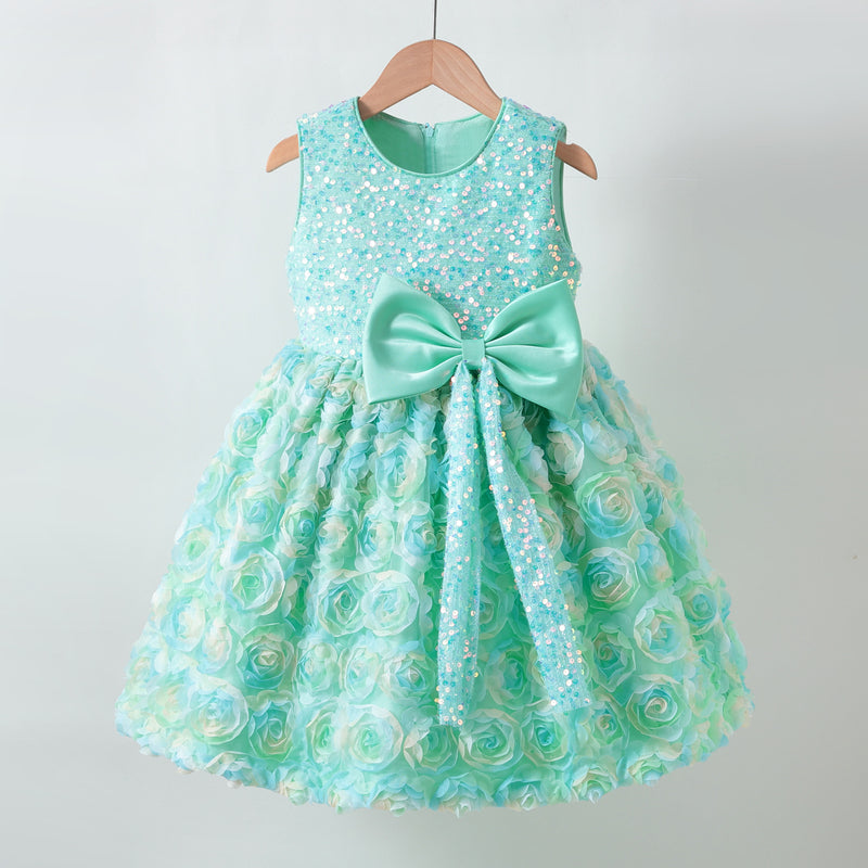 Cute Girls Party Princess Dress Children Birthday Dress
