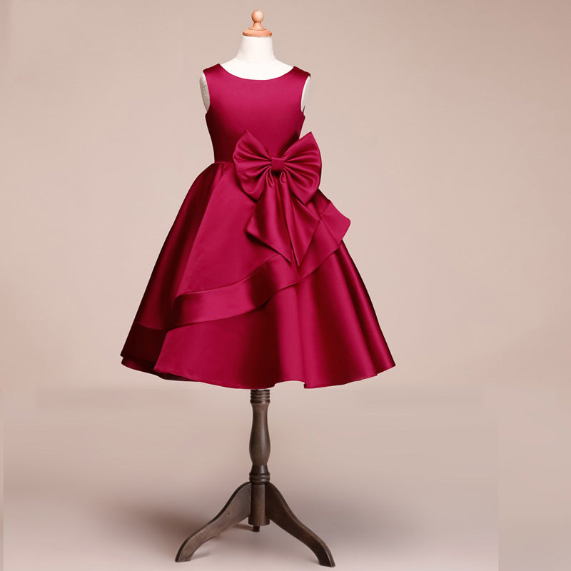 Children's Cute Dress Girls Communion Dress Girls Birthday Princess Dress