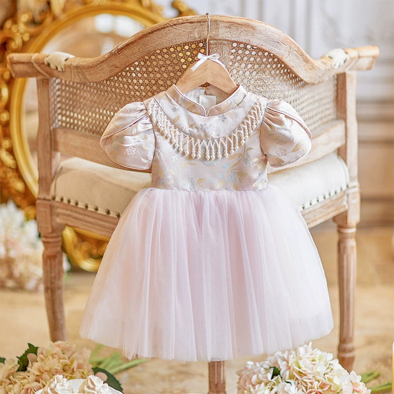 Baby Girl's First Birthday Dress Girl's Communion Princess Dress Baby Girl's First Birthday Dress Girl's Communion Princess Dress
