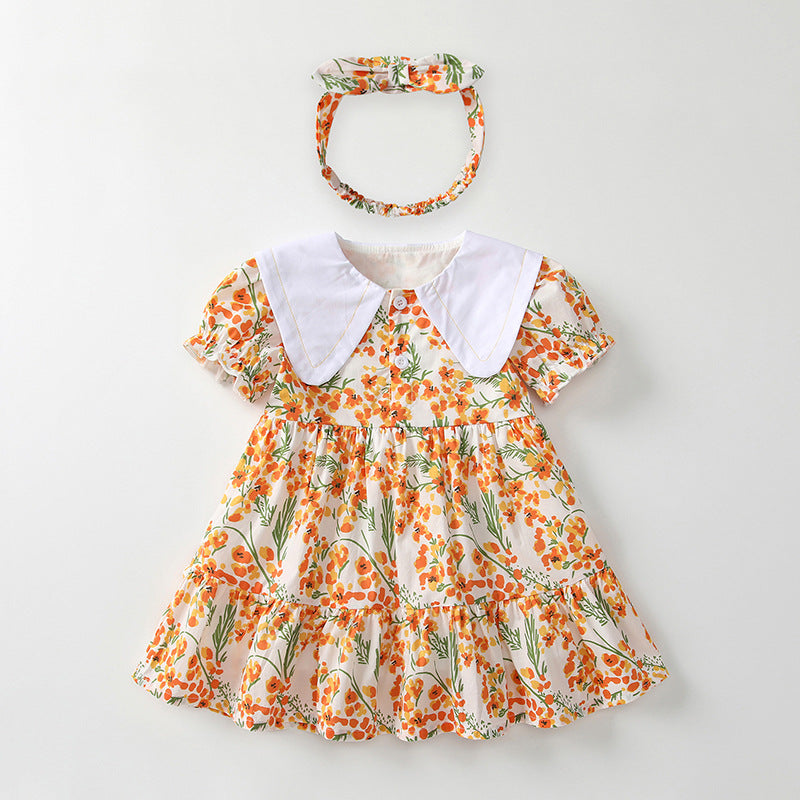 Girls Formal Modest Dress Girls Summer Holiday Dress