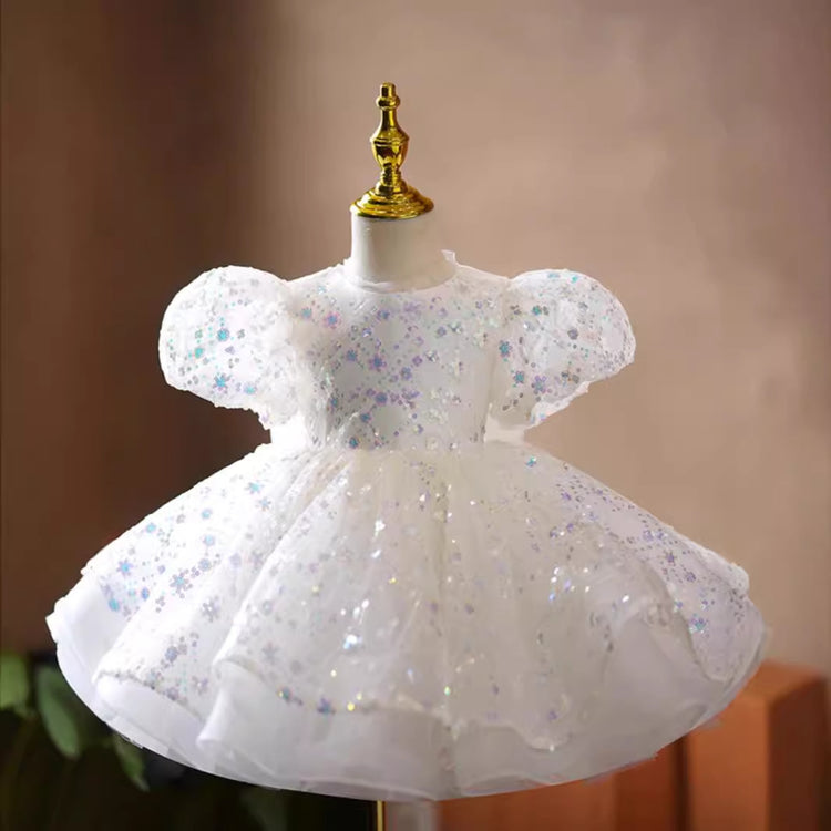 Girls Cute Birthday Princess Dress Flower Girl Wedding Puffy Dress