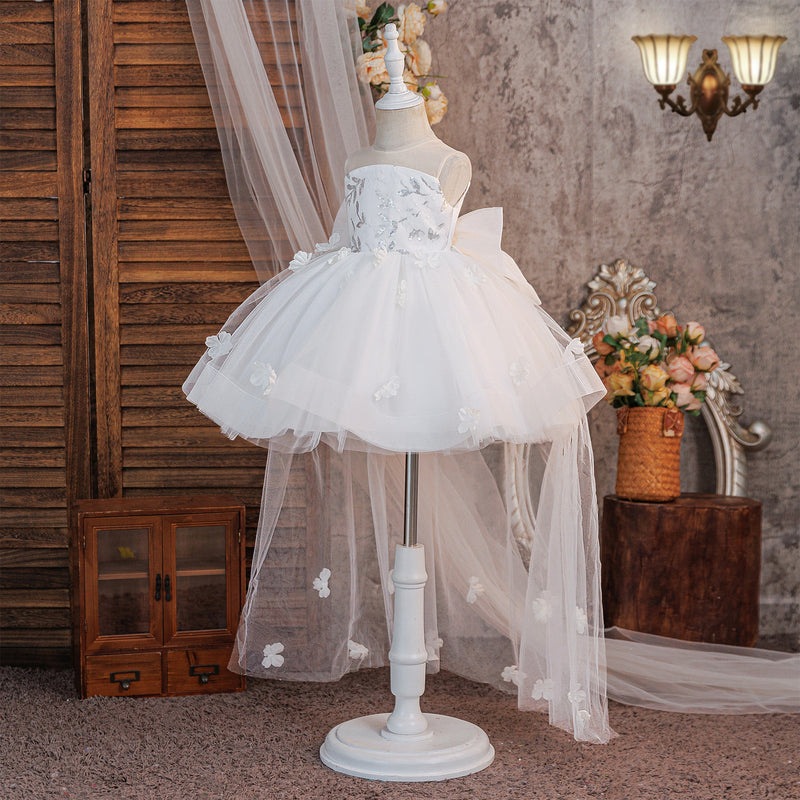 dresses for communion party Baby Girl Girl Dresses Toddler Dresses – marryshe Women's White Linen Look unique Short Prom Dresses COLOR:Blush tulle lower layer of