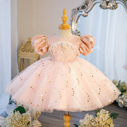 High-end Wedding Baby Girl Dress Birthday Party Dress