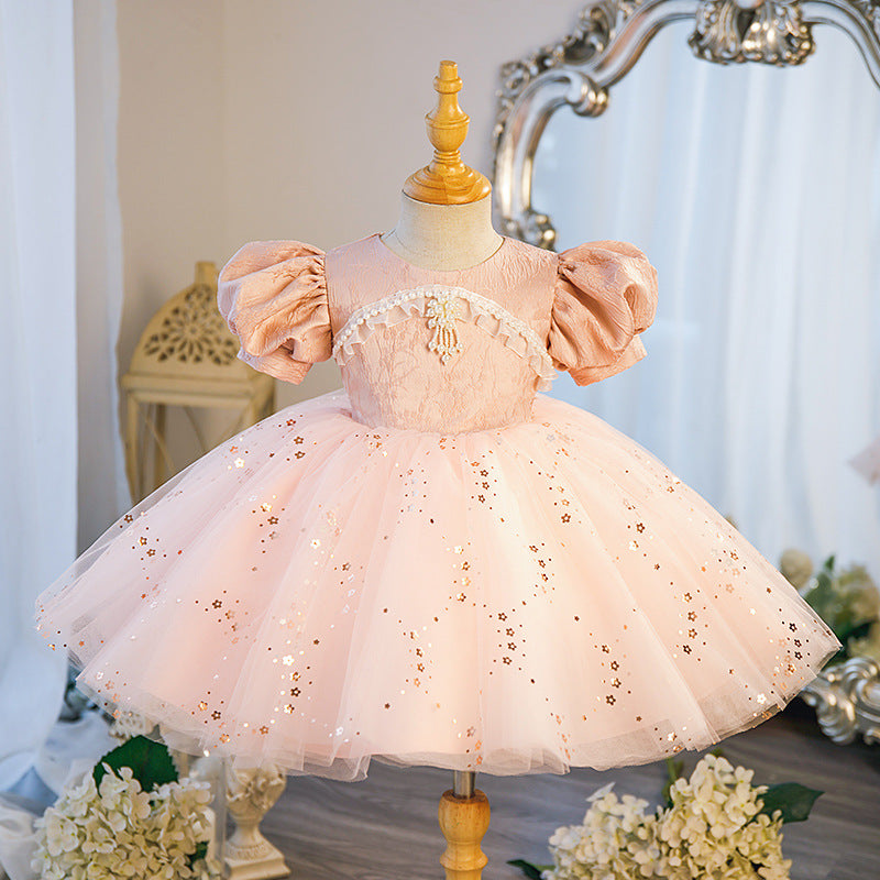 High-end Wedding Baby Girl Dress Birthday Party Dress marryshe High-end Wedding Baby Girl Dress Birthday Party Dress marryshe