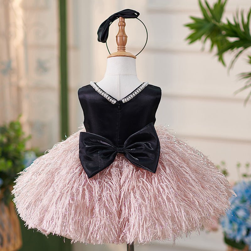 Lovely Baby Girl Formal Party Dress Girl Fluffy Pageant Princess Dress