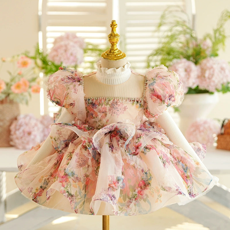 Girls Birthday Party Princess Dress Flower Girl Wedding Dress