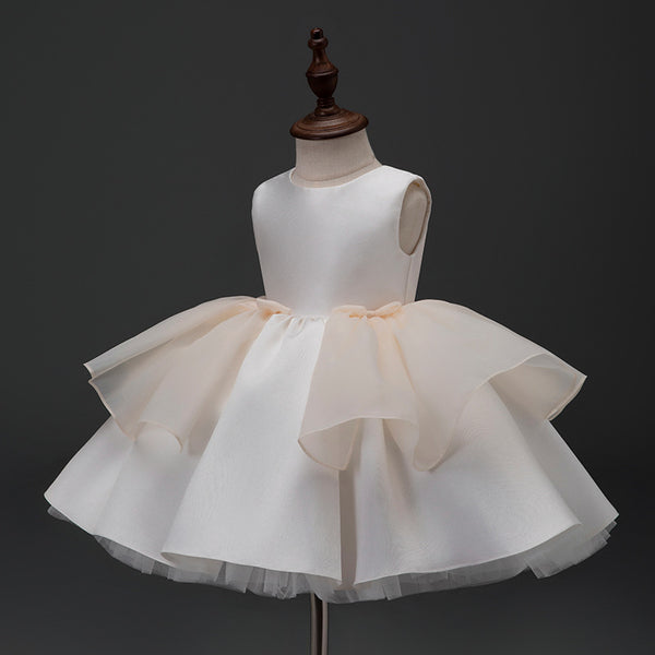 Baby Girl Birthday Dress Flower Girl Wedding Dress Puffy Princess Dress