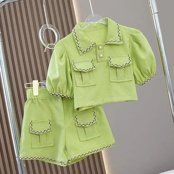 Cute Baby Girl Summer Two Piece Suit