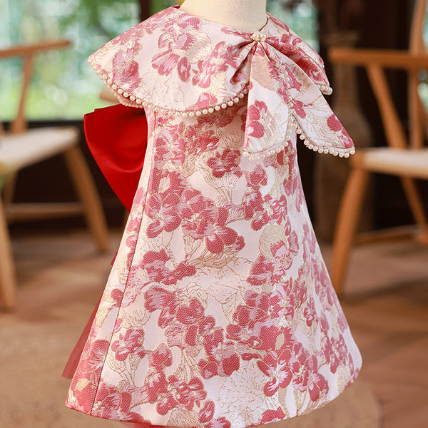 Elegant Baby Pattern Party Dresses Toddler Prom Dress